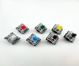idobao Gateron mx switch 3pin transparent case mx green brown blue switches for mechanical keyboard cherry compatible18743661