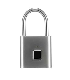 O10 Keyless USB rechargeable door lock fingerprint smart quick unlock Zinc alloy metal IP65 Waterproof Door ggage Case L9012638