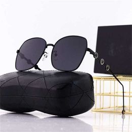 12% OFF Wholesale of sunglasses New Same Style Large Frame Fashion Street Photo Sunglasses Box Glasses