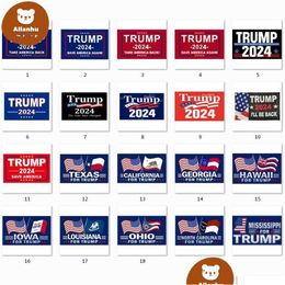 Banner Flags 39 Styles 2024 Trump Banners General Election Campaign Flag President Presidential Elections Banner Flags 90X150Cm Waz Dr Dhlpf