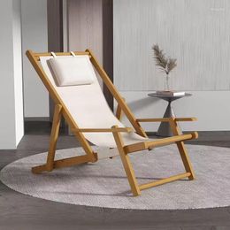 Camp Furniture Modern Wooden Beach Chair Gardens Folding Picnic Single Bench Chairs Clear Terrace Cadeira De Praia Outdoor Furnitures