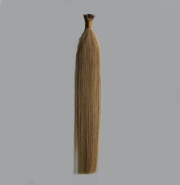 I tip hair extensions 1gs 100g 16quot18quot 20quot Remy Pre Bonded Human Hair Extension Silky Straight Professional Salon F4559159