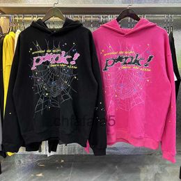 Spider Hoodie 555555 Hoodie Mens Sp5der Pink Hoodies Hoody Print Designer Web Pullover Sweatshirts S-xl HQ2S Z579