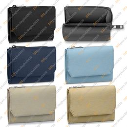 Men Fashion Casual Designer Luxury SLENDER PILOT Wallet Coin Purse Key Pouch Credit Card Holder TOP Mirror Quality M81740 Business