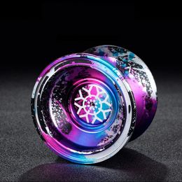 Yoyo Metal Edition Magic Yoyo 1A35A Aluminum Alloy Educational Yoyo Game Responsive High-speed Yo-yo CNC Lathe For Kids Gift 240105