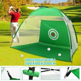 Indoor 1-3M Net Golf Hitting Cage Garden Grassland Practice Tent Training Equipment Mesh Outdoor''gg'' P