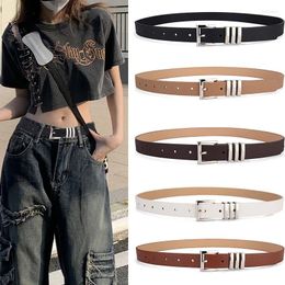 Belts Fashion Chic PU Leather Belt For Women Female Dress Jeans Trouser Decoration Waistband Solid Color Thin Waist