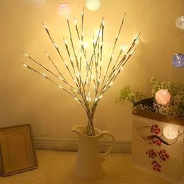 1pc,20LED Willow Branch Lights, Bright Silver, Perfect For Mother's Day, Wedding And Home Decoration, High Vase Decoration, Home Decoration, Bedroom Decoration.