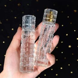 30ML perfume bottle High portable large capacity container Fine pressed glass empty bottle Advanced spray refillable bottle 230106