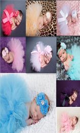 Newborn Tutu Clothes Skirt Baby Girls Knitted Crochet Po Prop Outfitsbaby girls bubble skirt HeadbandsGirls Bubble Skirt2875414