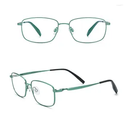 Sunglasses Frames Belight Optical Pure Titanium Full Rim Square Classical Business Glasses Prescription Lens Eyeglasses Frame Eyewear 185755