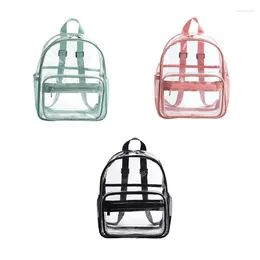 School Bags Women Backpack Transparent PVC Bag Female Fashion College Students Bookbag