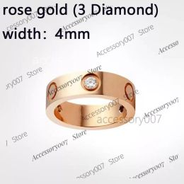 designer jewelry rings love ring for women Love Band Ring luxury women men wedding Rings High Quality 316L Stainless Steel Designer Jewelry