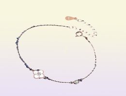 Women039s Lucky Charm Bracelets Chain Bracelet FourLeaf Clover 2021 Fashion Jewelry Wedding Party Gifts7726513