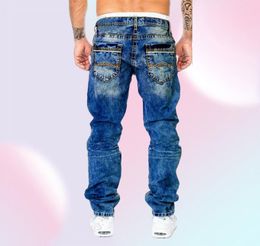 Men039s Jeans Straight Man Vintage Wash Denim Pants Primavera Estate Boyfriend Baggy Men Streetwear Cacual Designer Cowboy Trouser4132132620