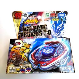 Tomy Beyblade Metal Battle Fusion Top BB105 BIG BANG PEGASIS F D 4D WITH Light Launcher 240105