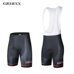 GRSRXX Cycling Shorts Men's Anti-slip Leg Grips Bike Shorts Shockproof 5D Pad Breathable Riding Bicycle Bib Short Ciclismo 240105