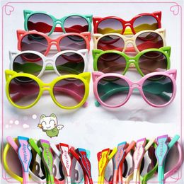 Fashion Cute Cat Eye Sunglasses Protective Children Sunglasses Kids Sunglasses For Girls And Boys Beach Outdoor Accessories Eyewea258j