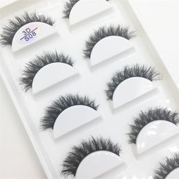 16 Style 5 0/250/500 Pairs Thick Eyelashes Natural False Eye Mink Lashes Soft Fake Eyelash Wispy Makeup Faux Cils Maquiagem 240104