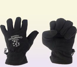 s League football bib gloves hat winter fleece warm training gloves kicking sports bib running gloves6276262
