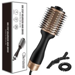 Electric Hair Brushes One Step Dryer And Volumizer Salon Multifunction Volumizing Styler Comb Air Paddle Styling Brush9282584