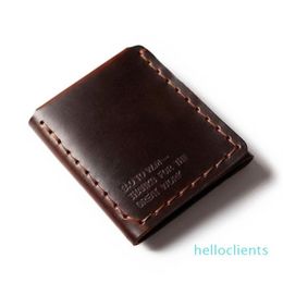 Genuine Leather Wallet Men The Secret Life Of Walter Mitty Cow Leather Wallet Vintage Crazy Horse Handmade Wallet J190718215d