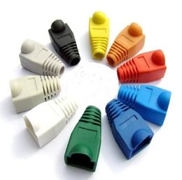 Whole 1000pcs RJ45 Network Cable Plug Boots Cap Cat5 Cat6 New 3502630