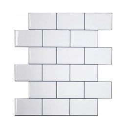 Vividtiles Thicker Tiles Peel and Stick Premium Wall Tiles Stick on Tiles Kitchen Backsplash - 5 Pieces Pack 211021272o