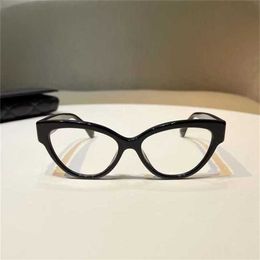 20% OFF Sunglasses New High Quality Xiaoxiang Fann Cat Eye Love 3436 Flat Light Can Be Equipped with Myopia Glasses to Show Face Small Round Frame Hot Trend