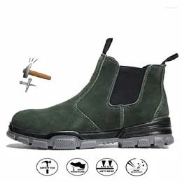 Boots Unisex Work Safety Men Indestructible Shoes Steel Toe Cap Sneakers Light Comfort Tactical