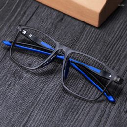 Sunglasses Fashion Ultralight TR90 Sports Anti Blue Light Glasses Men Women Rectangular Frame Eye Protection Eyeglasses Plain Spectacles