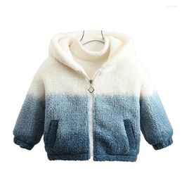 Jackets Toddler Boys Fur Coat Jacket Thick Warm Boy Spring Autumn Children Casual Style Clothes