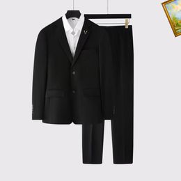 Man Suit Business Formal Leisure Dress Slim Fit Waistcoat Three-piece Groom Wedding Suit Two-Piece Set Q13