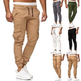 Designer Men Jogging Casual Pants Cotton Full Length Military Streetwear Men Work Tactical Tracksuit Trousers Plus Size