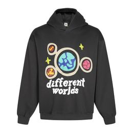 Men Designer Broken Planet Hoodie Women Foam Craft Sports High Street Rock Jogging Fashion Mens Hoodie High Quality Breathable Pure Cotton Free Shipping 11