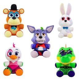 New Style 20cm Five Nights At Freddy039s FNAF Plush Toys Freddy Bear Foxy Chica Bonnie Stuffed Animal Dolls Xmas Birthday Gifts3826095