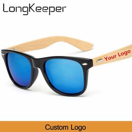 Custom Logo Bamboo Foot Sunglasses Men Wooden Sunglasses Women Original Wood Sun Glasses Customerized 20 pcs set Whole253R