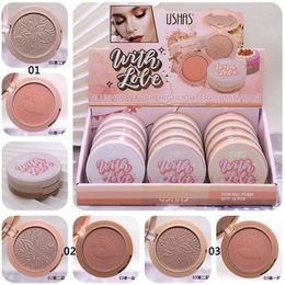 Blusher Highlighter Set Bronzer Powder Iluminadores De Maquillaje 2 In 1 Makeup Shimmer Metallic Finish Highlight Bling 240106