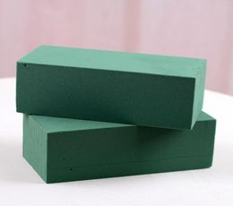 10Pcs Floral Blocks Brick Flower Holder Florist Flower Styro Green Bricks applied Dry or Wet for Artificial Flowers Q11267517337