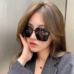 22% OFF Wholesale of sunglasses New Polarized for Women's Personality Large Frame Sunglasses Popular on the Internet Star Street Eyeglasses Straight