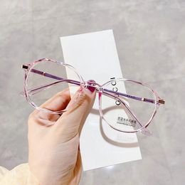 Sunglasses ZUEE Transparent Computer Glasses Frame Women Men Anti Blue Light Round Eyewear Blocking Optical Spectacle Eyeglass