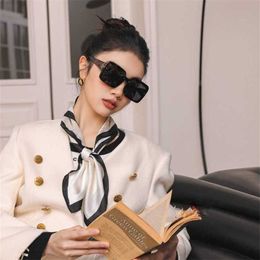 22% OFF Wholesale of letters fashionable big frame women ins wind sunglasses advanced sense polarizer