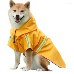 Dog Apparel Waterproof Windproof British Style Plaid Vest Rain Coat Coats For Big Dogs