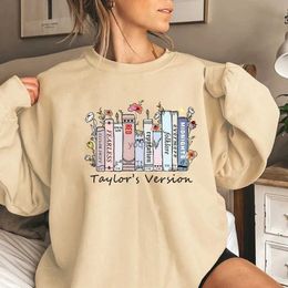 Men's Hoodies Sweatshirts Retro Taylor's Version Sweatshirt Eras Tour 2023 Hoodie Music Album Midnights Jumper Taylor Fans Crewneck Sweatshirts