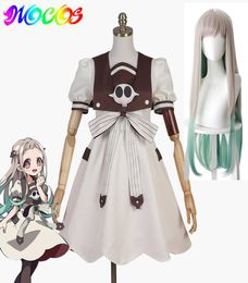 DIOCOS Anime Jibaku Shounen Hanako kun Nene Yashiro Cosplay Costume Wig Women Dress for Halloween Party LJ2009304352654