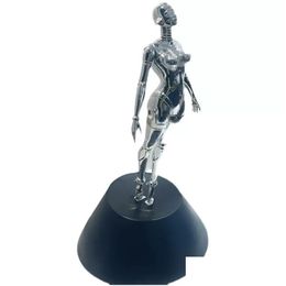 Movie Games 56 X 35 35Cmsex Robot Kongshanji Mechanical Goddess Simple Art Scpture Resin Electroplating Living Room Porch Desktop Dhyj7