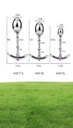 Massage Metal Crystal Anal Plug Stimulator Stainless Steel Jewelry Beads Butt Dildo Sex Toys Products For Woman Men Sho2808860