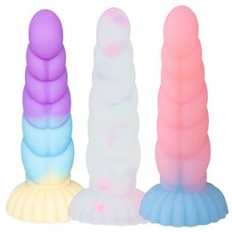 Cute Soft Dildo Female Masturbator Sexy Toys For Full Girl Skin Feeling Realistic Penis Silicone Suction Cup Dildos Women 240106