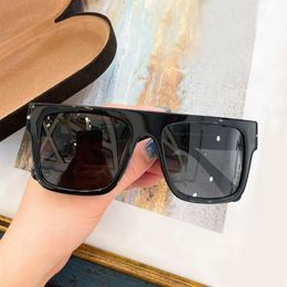 0907 Dunning Black Sunglasses Glasses Dark Grey Lenses Big Frame Mask Shield Wrap gafas de sol Men Sport Sunglasses with Box264y