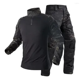 Hunting Jackets High Quality Rip-stop G3 Tactical Combat Clothes Camouflage Shirts Pant Uniforms Frog Suit